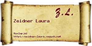 Zeidner Laura névjegykártya